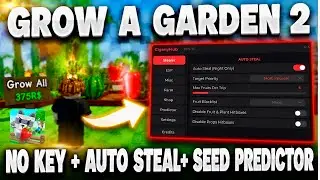 [NO KEY]  NEW GROW A GARDEN 2 Scripts! (Roblox) | Auto Steal, Auto Harvest, Seed Predictor & MORE!