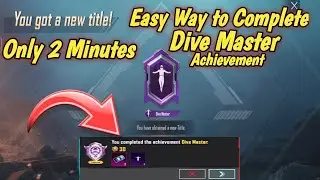 HOW to Complete Dive master Achievement / Dive master achievement bgmi location / New Achievement