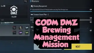 CODM DMZ Brewing Management Mission Complete