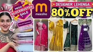 MEESHO Designer Lehenga Under 1500🤯| Meesho Mega Sale | Meesho Wedding Lehenga #meesho #sale