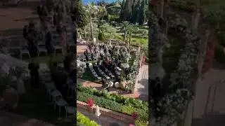 Ceremony with Harp and Violin  - wedding march luxuryevent sicily wedding