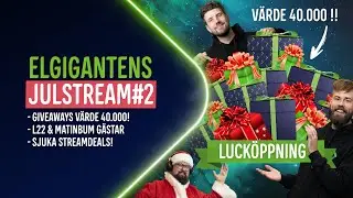 Julstream med Elgiganten Gaming, Matinbum & L22