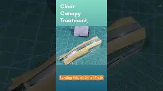 Clear Canopy Treatment FTW #diy #scalemodel #polishing