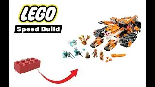 Speed building Lego Chima tigers mobile command 70224