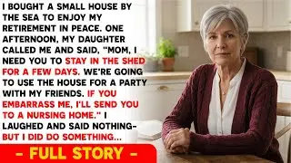 Mom, I&rsquo;M Use Your House For A Party. If You Embarrass Me, I&rsquo;Ll Send You To A Nursing Home.&rdquo; So I...
