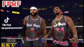 FPWF:WWE #johnclaude vs #streetprofits handicap match #myrise #2k23content #FPWFanimations