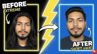 Long Hair se Short Hair&hellip; BIG CHANGE! 🔥✂️