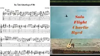 Charlie Byrd - You Took Advantage of Me (Transcription)