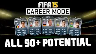FIFA 15 | ALL 90+ POTENTIAL PLAYERS IN CAREER MODE!