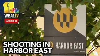 Police are looking for whoever shot a man in Baltimore's Harbor East