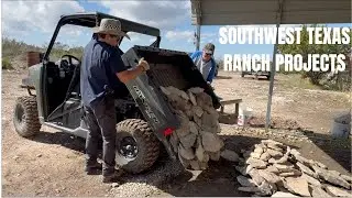 Southwest Texas Hunting Ranch's maintenance projects and routine care