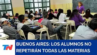 El gobierno bonaerense decidió que los alumnos de las escuelas secundarias no repitan el año