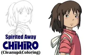 Spirited away Chihiro Art (Part-2), Ghibli Character Drawing tutorial