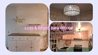 Limpieza💪 antes de día decoración ##  quite el pino y guarde todo lo de Navidad 