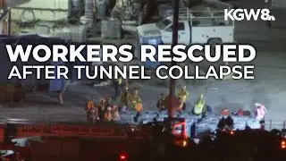 Dozens rescued in LA tunnel collapse