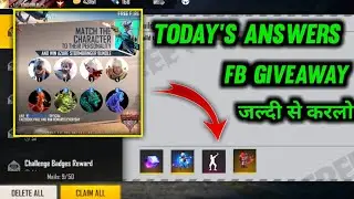 Rampage Giveaway Event Right Answer Today | 11 Jun Guess The Character By The Personality Answer