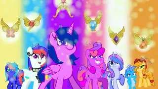 Mane6 (Fan OC). Speedpaint