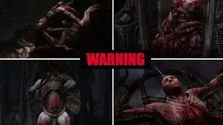 SCORN MOVIE - All Cutscenes Brutal Core Animations WARNING Blood and extrem Violence