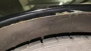 Mazda RX8 Rust Repair Fix Rear Fender