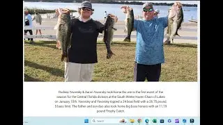 Xtreme Bass Series Central Florida Division on the South Chain of Lakes Jan 10 2026