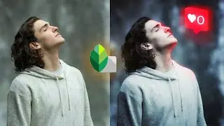 Snapseed | How to Create 3D Glowing Social Media Icons