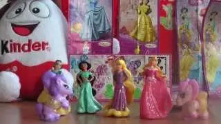 Rapunzel Disney Princess Jasmine Aurora Snow White  Kinder Surprise Eggs MPG FT143, 144,140 FT093