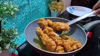 कोलकाता स्टाइल (Bengali Style) कुरकुरा चिकन पकोड़ा घर पर बनाना बहुत आसान है। #friends #cooking 