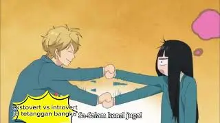 introvert vs ekstrovert #kiminitodoke #anime #firstlove