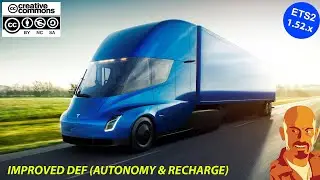 TESLA SEMI TRUCK 2019 v2.0 IMPROVED DEF (AUTONOMY & RECHARGE)(ATS & ETS2)