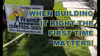 What is the RIGHT WAY to Build a French Drain System? [TRENCHER?]