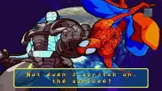 Marvel VS Capcom 1 - War Machine/Spider-Man - Expert Difficulty Playthrough