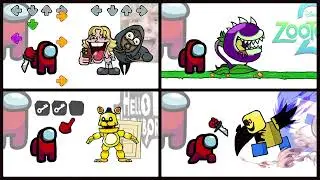 Mini Crewmate Kills Italian Brainrot Characters - Part 1-4 | Among Us