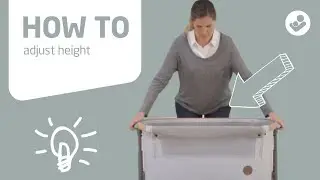 How to adjust height the Maxi-Cosi Iora 2-in-1 bedside sleeper