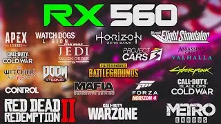 RX 560 in 2021 || Test all the Modern Games | 1080p, 1440p, 4k