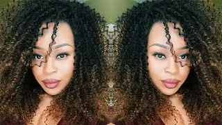Honey Blonde | Dyeing and Maintaining Kinky Curly Hair + Review | Queen Weave Beauty
