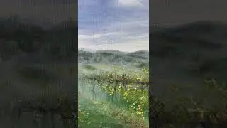 #art #vineyard  #vineyard #autumn #autumnleaves #wine #winery #fog #mist #winelover #grape #vino