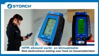 HPM Allround vochtmeter van STORCH Malerwerkzeuge voor het controleren van het binnenklimaat