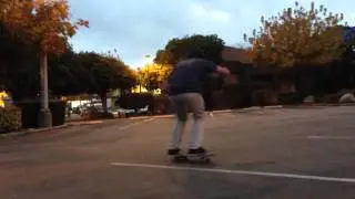 Late back foot heel flip