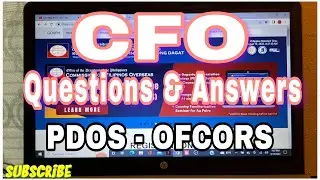 Questions & Answers PDOS-OFCORS for US Immigrant Visa holders #cfo #usvisa #seminar | Bea Meg & DJ |