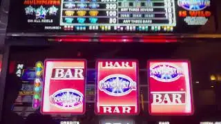 Blazing 777 & Chrystal Star ! Quarter Slots at the Casino!