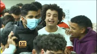 تدافع الجمهور للقاء اليوتيوبر محمد طاهر