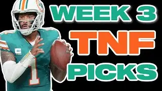 WEEK 3 NFL PRIZEPICKS - THURSDAY NIGHT FOOTBALL (MIA@BUF) - FREE PICKS!