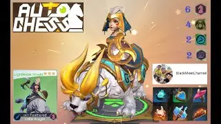 Auto Chess SS24 / 6 Knight 4 Glacier 2 Kira 2 Warlock ( Lightblade เรียงหน้ากระดานกันเข้ามา )