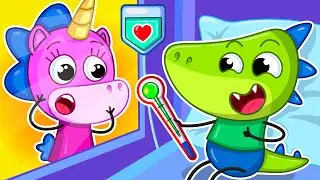 Малюк Захворів! | Піклуємося про малюка🌡️🦖 | Крихітка Мімі 🦄 | Мультики українською