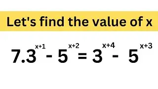 An interesting exponential equation for grade 10