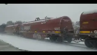 CN L570 GE ET44AC 3224 & EX CREX ES44AC 2782 are heading Eastbound thru Georgetown to Mac Yard 