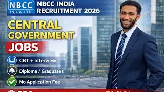 NBCC INDIA RECRUITMENT 2026. #job