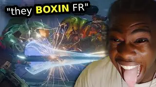 PLAYSTATION GAMER REACTS TO MASTER CHIEF VS DOOM SLAYER (THEY SOME DEMONS)