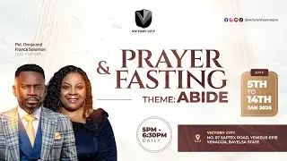 FRIDAY 9/1/2026 | PRAYER & FASTING: ABIDE (DAY 5)