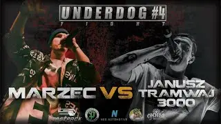 🥊 MARZEC VS JANUSZ TRAMWAJ 3000 🔥 (RAPBATTLE) UNDERDOG FIGHT #4 | 10.05.24r.